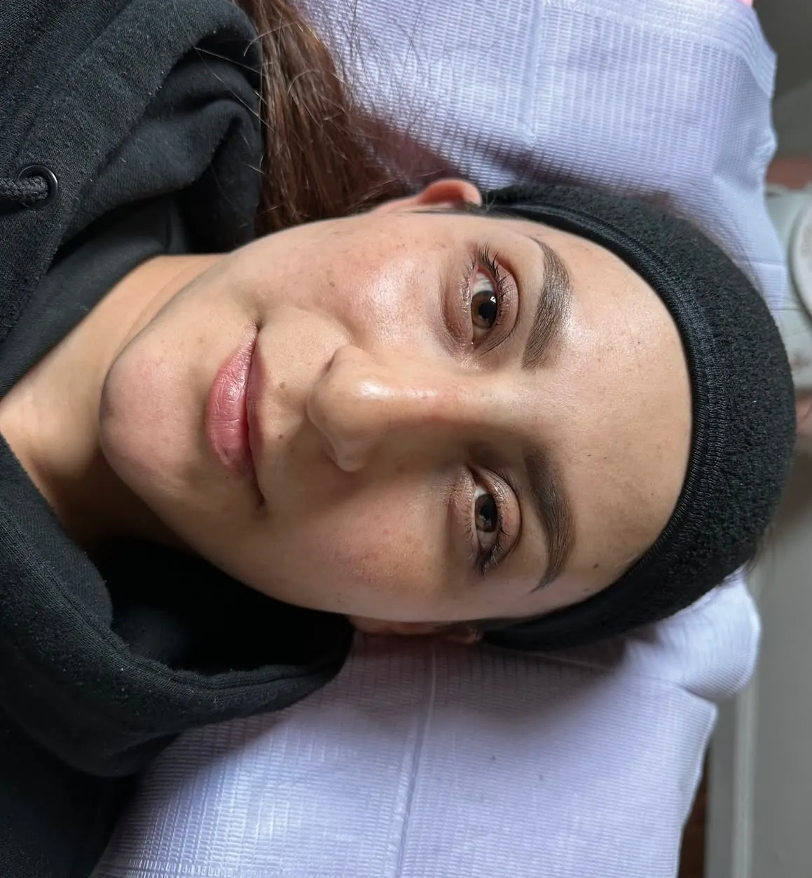 Piel limpia después de un tratamiento facial